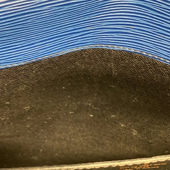 Authentic Louis Vuitton Epi Blue leather Porte documents briefcase unisex - Picture 7 of 12